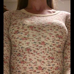 Floral Thermal Top